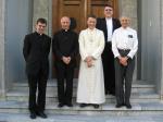 Mons. Bagnasco in visita al nunzio apostolico in Repubblica Dominicana, mons. Timothy Broglio